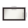 thumbnail image 1 of Amanti Art Custom Wall and Bathroom Mirror (29.75 x 51.75 in.), Portico Espresso Frame, 1 of 7