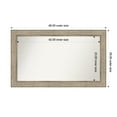 thumbnail image 1 of Amanti Art Custom Wall and Bathroom Mirror (29 x 48 in.), Trellis Silver Frame, 1 of 7