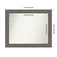 thumbnail image 1 of Amanti Art Custom Wall and Bathroom Mirror (30.25 x 37.25 in.), Country Barnwood Frame, 1 of 7