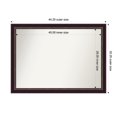 thumbnail image 1 of Amanti Art Custom Wall and Bathroom Mirror (32.25 x 44.25 in.), Signore Bronze Frame, 1 of 7