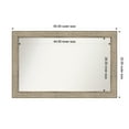 thumbnail image 1 of Amanti Art Custom Wall and Bathroom Mirror (32 x 50 in.), Trellis Silver Frame, 1 of 7