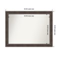 thumbnail image 1 of Amanti Art Custom Wall and Bathroom Mirror (34.5 x 45.5 in.), Rustic Pine Brown Frame, 1 of 5