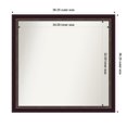 thumbnail image 1 of Amanti Art Custom Wall and Bathroom Mirror (36.25 x 38.25 in.), Signore Bronze Frame, 1 of 6