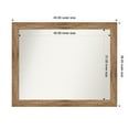 thumbnail image 1 of Amanti Art Custom Wall and Bathroom Mirror (36.5 x 45.5 in.), Owl Brown Frame, 1 of 6