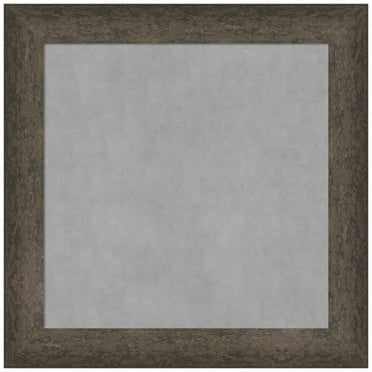 Amanti Art Dappled Light Bronze Narrow Framed Magnetic Board 15 x 15 in.
