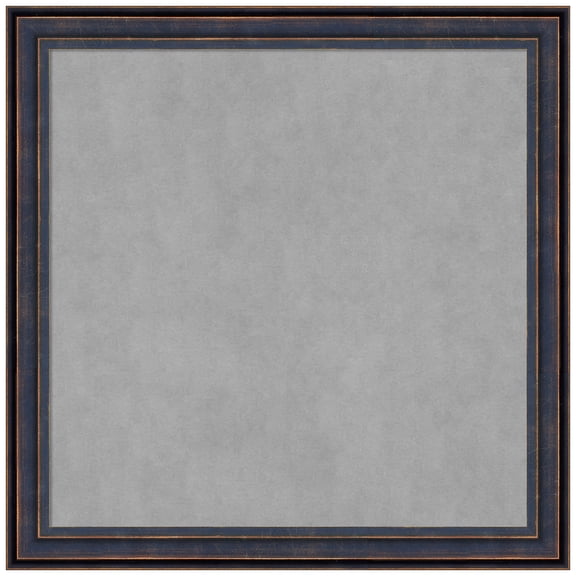 Amanti Art Dark Bronze Scoop Framed Magnetic Board 14 x 14 in.
