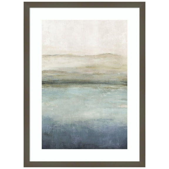 Amanti Art Deep Water Wood Framed Wall Art Print