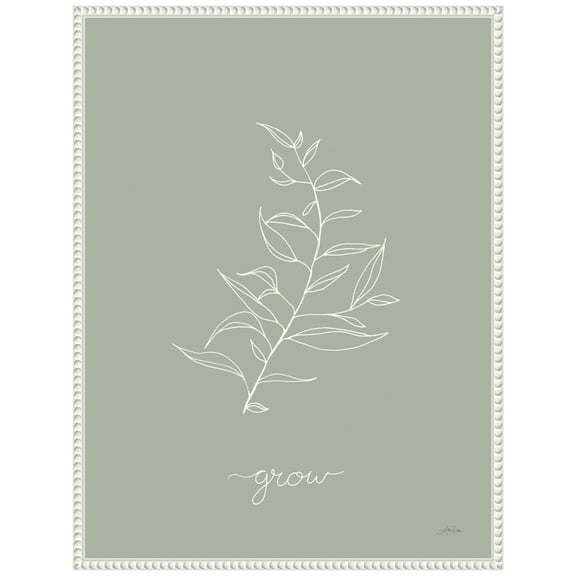 Amanti Art Delicate Wildflowers II Framed Canvas Wall Art Print