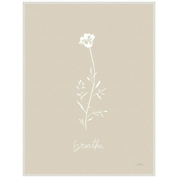 Amanti Art Delicate Wildflowers IV Framed Canvas Wall Art Print
