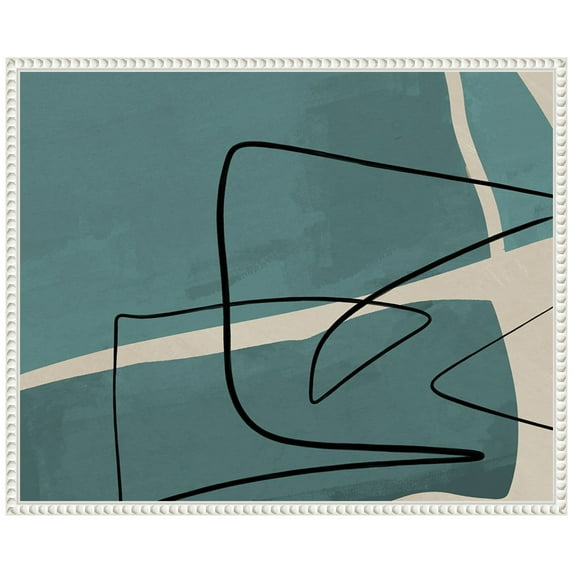 Amanti Art Different Strokes II Framed Canvas Wall Art Print