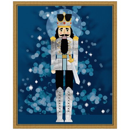 Amanti Art Disco Nutcracker I Framed Canvas Wall Art Print