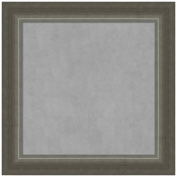 Amanti Art Domus Dark Silver Framed Magnetic Board 15 x 15 in.