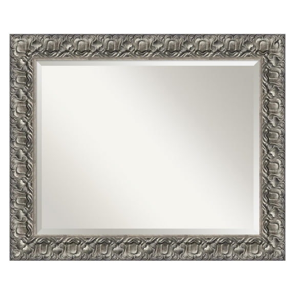 Amanti Art Dsw3942040 Luxor 28" X 34" Rectangular Beveled Wood Framed Vanity Mirror