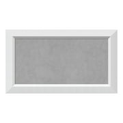 Amanti Art Dswblamb2816 Blanco 28" X 16" Framed Magnetic Board