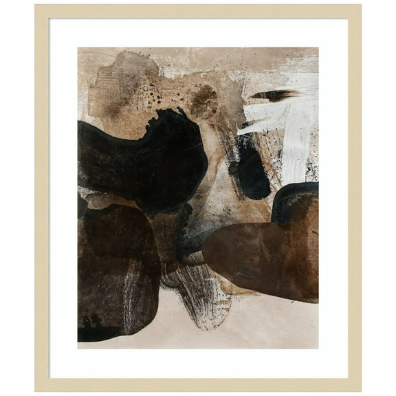 Amanti Art Earthen Hues I Wood Framed Wall Art Print