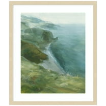 Amanti Art Echoes of a Shoreline Wood Framed Wall Art Print