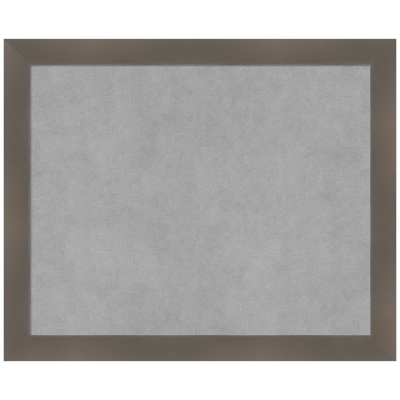 Amanti Art Edwin Clay Grey Framed Magnetic Board 22 x 18 in.