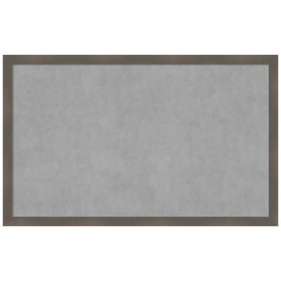 Amanti Art Edwin Clay Grey Framed Magnetic Board 42 x 26 in.