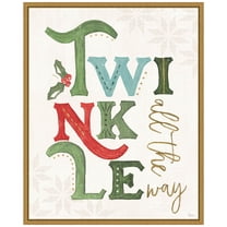 Amanti Art Elegant Holiday VII Framed Canvas Wall Art Print