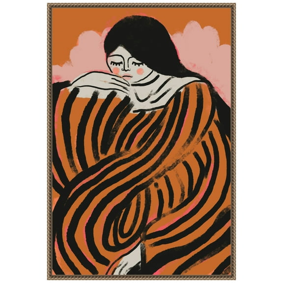 Amanti Art Esmeralda Framed Canvas Wall Art Print