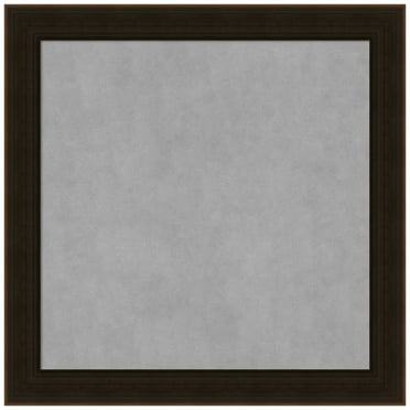 Amanti Art Espresso Brown Framed Magnetic Board 14 x 14 in.