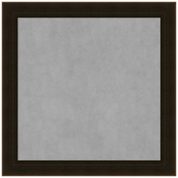 Amanti Art Espresso Brown Framed Magnetic Board 14 x 14 in.
