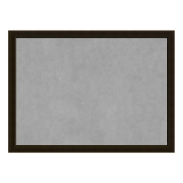 Amanti Art Espresso Brown Framed Magnetic Board 30 x 22 in.