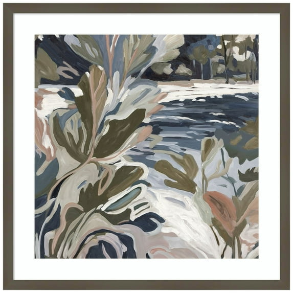 Amanti Art Explorer Wood Framed Wall Art Print