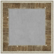 Amanti Art Farmhouse Brown Narrow Framed Magnetic Board 17 x 17 in.