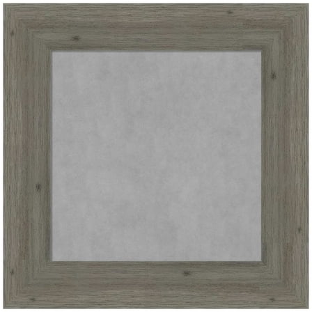 Amanti Art Fencepost Grey Narrow Framed Magnetic Board 17 x 17 in.