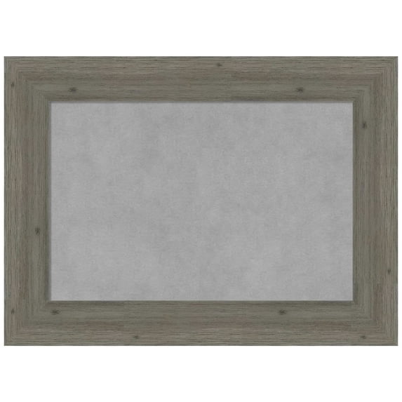 Amanti Art Fencepost Grey Narrow Framed Magnetic Board 23 x 17 in.