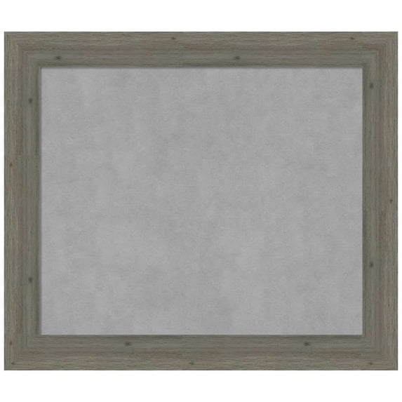 Amanti Art Fencepost Grey Narrow Framed Magnetic Board 29 x 25 in.