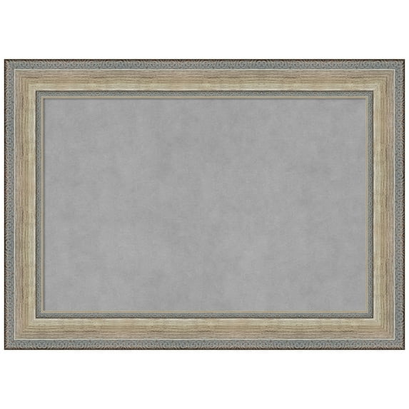 Amanti Art Fleur Champagne Silver Framed Magnetic Board 29 x 21 in.