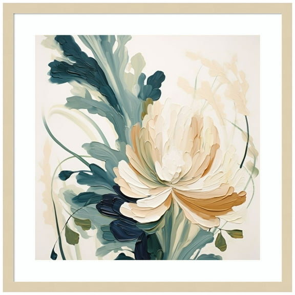 Amanti Art Floral Radiance I Wood Framed Wall Art Print