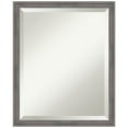 thumbnail image 1 of Amanti Art Florence Grey Beveled Bathroom Wall Mirror, 1 of 10