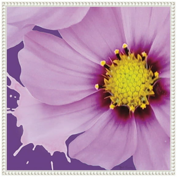 Amanti Art Flower Pop III Framed Canvas Wall Art Print