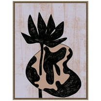 Amanti Art Flower in Vase Framed Canvas Wall Art Print