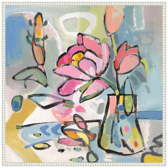 Amanti Art Flowers Picked From The Garden II Framed Canvas Wall Art Print