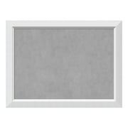 Amanti Art Blanco White Framed Magnetic Board 32 x 24 in.
