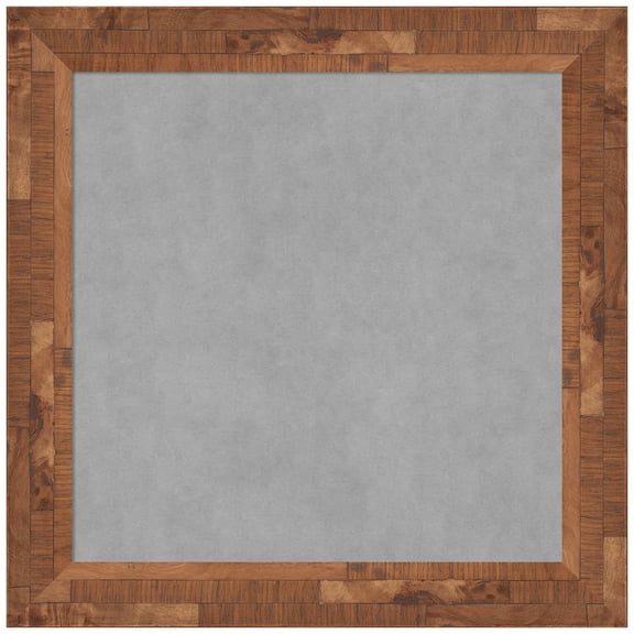 Amanti Art Fresco Light Pecan Framed Magnetic Board 15 x 15 in.