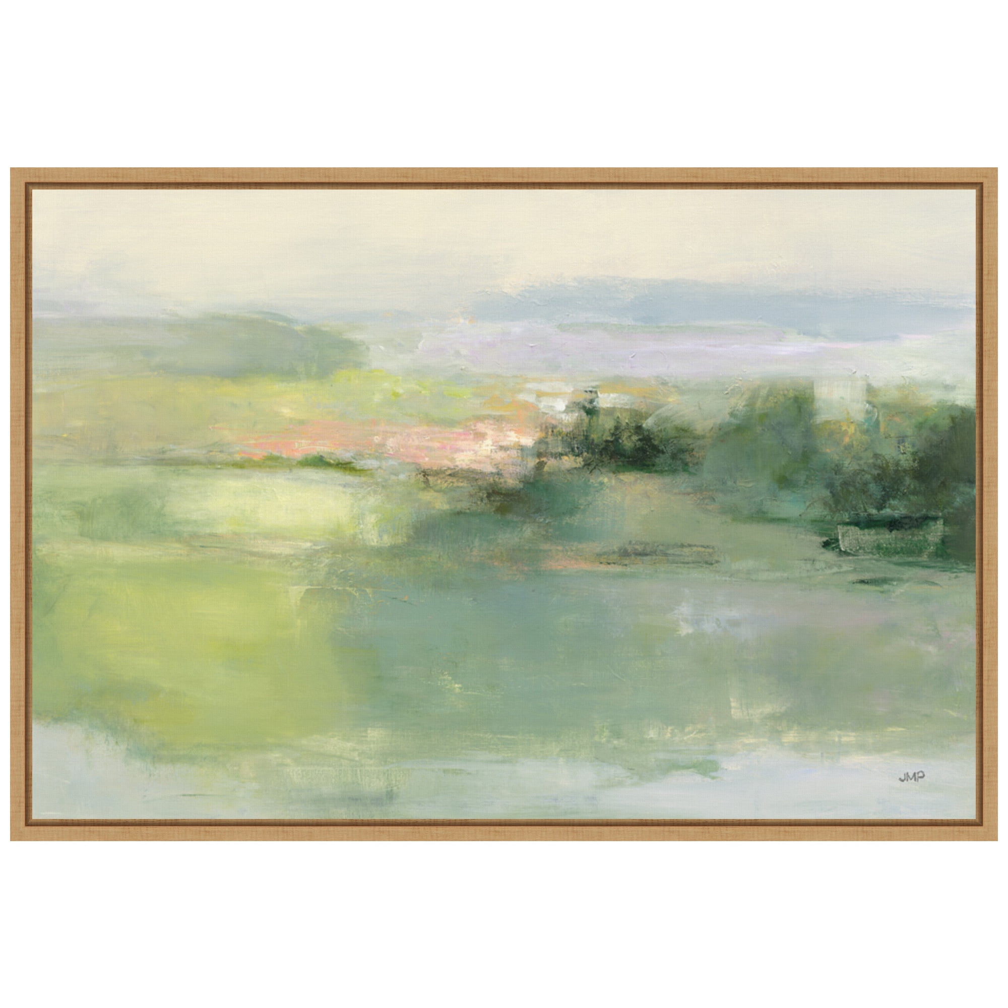 Gentle World 33x23 Sylvie Maple Framed Canvas Art