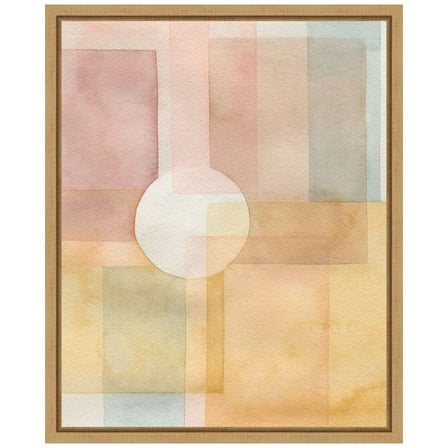 Amanti Art Glow And Peep I Framed Canvas Wall Art Print