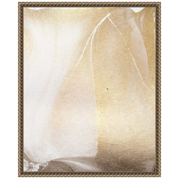 Amanti Art Gold Fusion IV Framed Canvas Wall Art Print