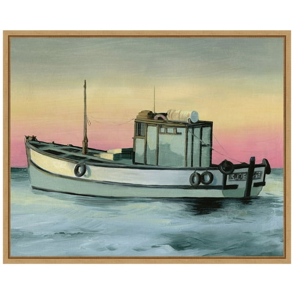 Amanti Art Golden Hour Casting II Framed Canvas Wall Art Print