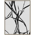 thumbnail image 1 of Amanti Art Grass Detail White Framed Canvas Wall Art Print, 1 of 9