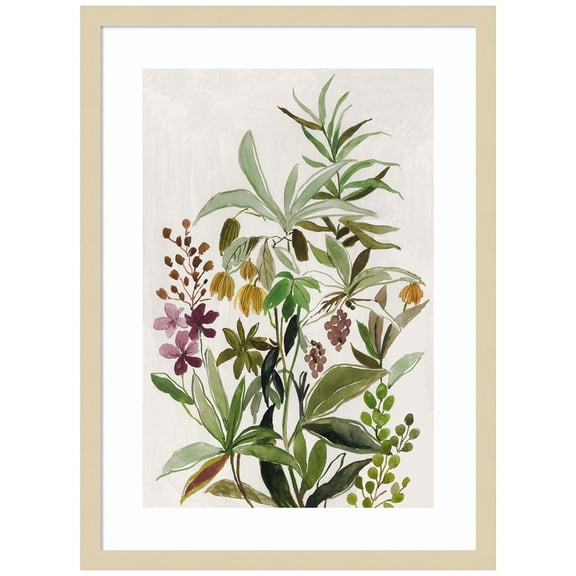 Amanti Art Green Majestic I Wood Framed Wall Art Print