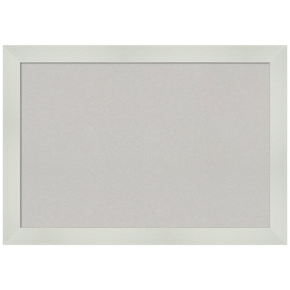 Amanti Art Grey Cork Board Framed Mosaic White Bulletin Board 40 in. x 28 in.