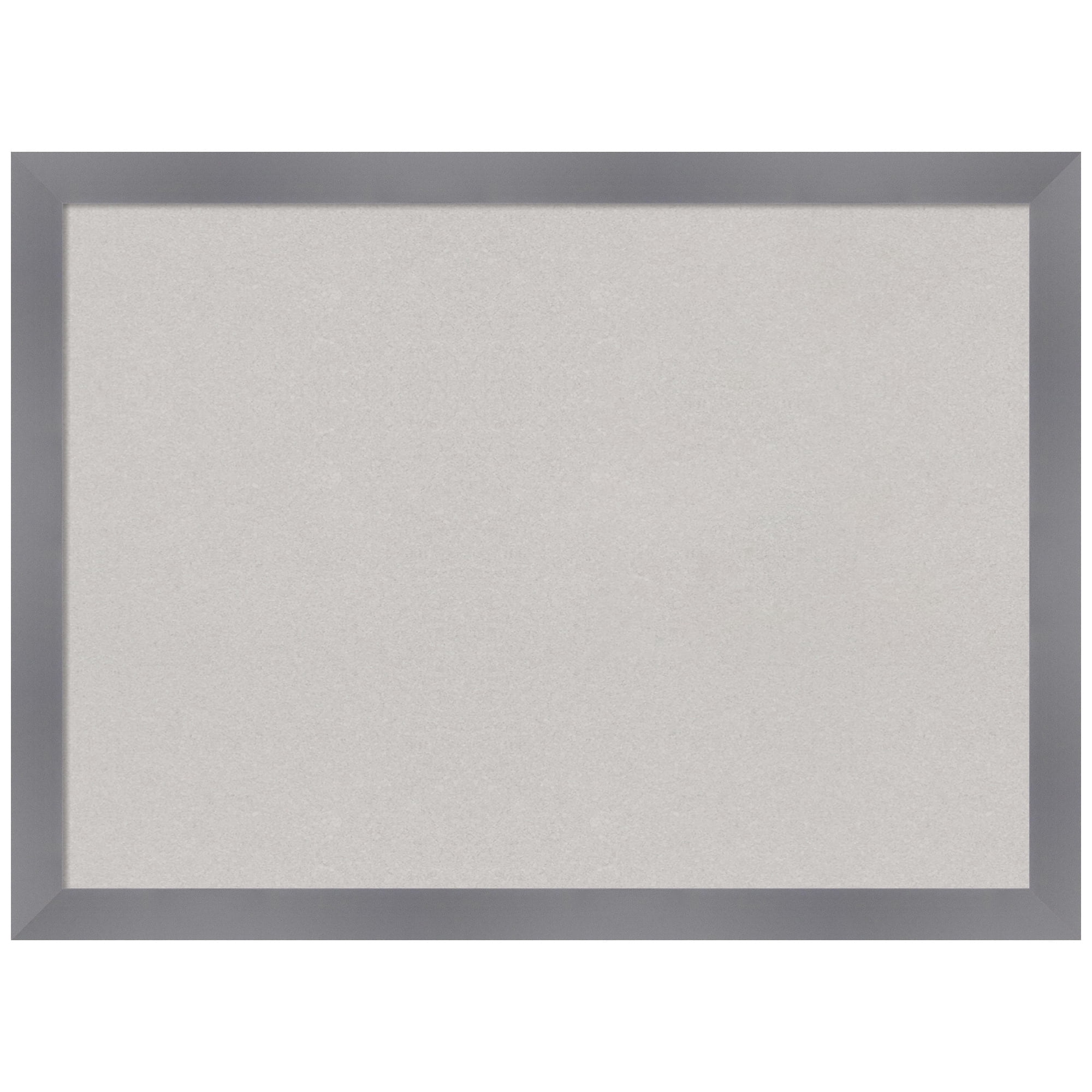 Amanti Art Grey Cork Board Wood Framed Edwin Grey Bulletin Board 30 in. x 22 in.