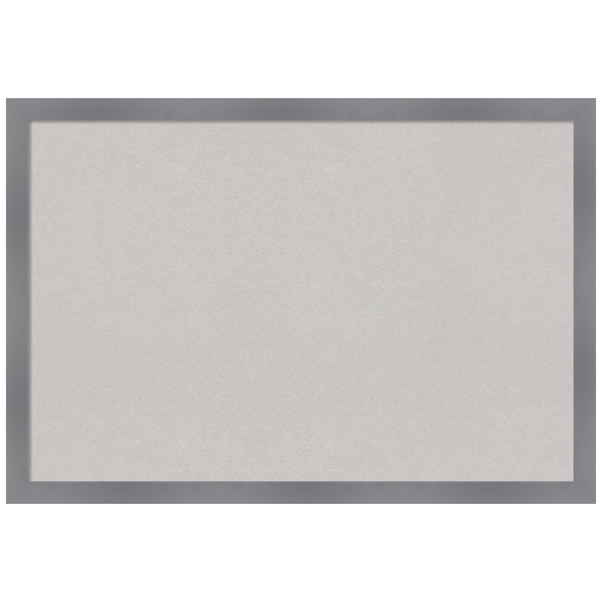 Amanti Art Grey Cork Board Wood Framed Edwin Grey Bulletin Board 38 in. x 26 in.