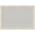 thumbnail image 1 of Amanti Art Grey Cork Board Wood Framed Hardwood White Wash Narrow Bulletin Board 27 in. x 19 in., 1 of 7